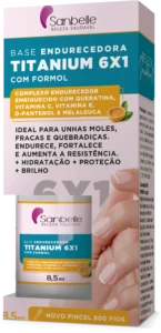 Base Endurecedora Titanium 6x1 Sanbelle - 8,5ml