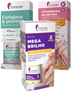 Kit Recuperação Total - Base Vitaminada Nutrypro + Base Mega Brilho + Sérum Fortalece&Protege
