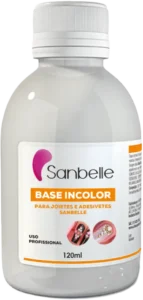Base profissional incolor para joietes e adesivetes sanbelle 120ml