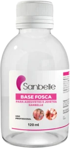 Base profissional fosca para adesivetes e joietes sanbelle 120ml